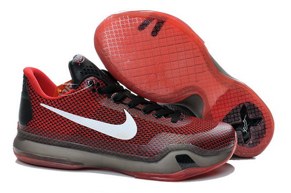 Nike Kobe 10 Black Red Shoes Portugal - Click Image to Close